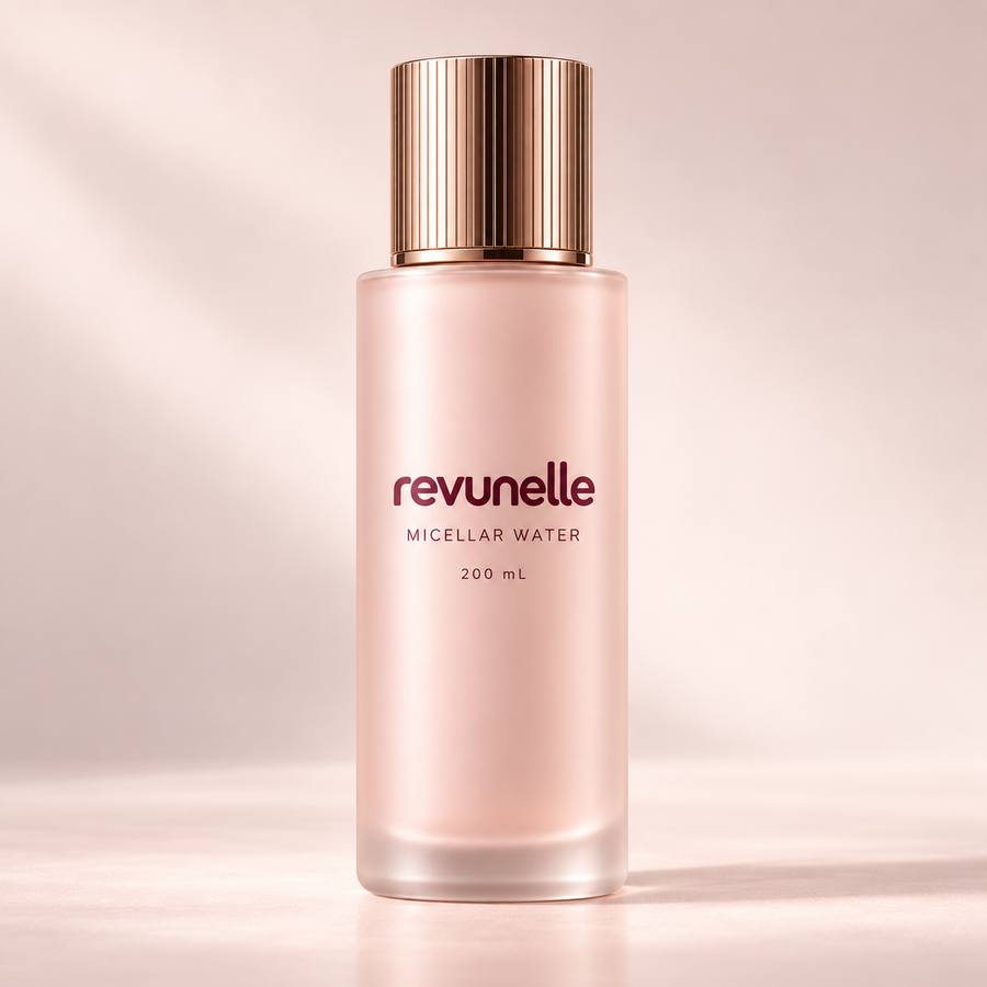 REVUNELLE Micellar Water 200 mL — individual product packaging concept