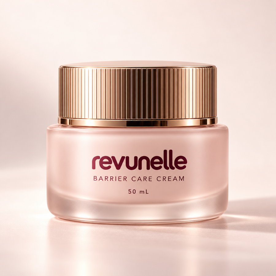 REVUNELLE Barrier Care Cream 50 mL — individual product packaging concept