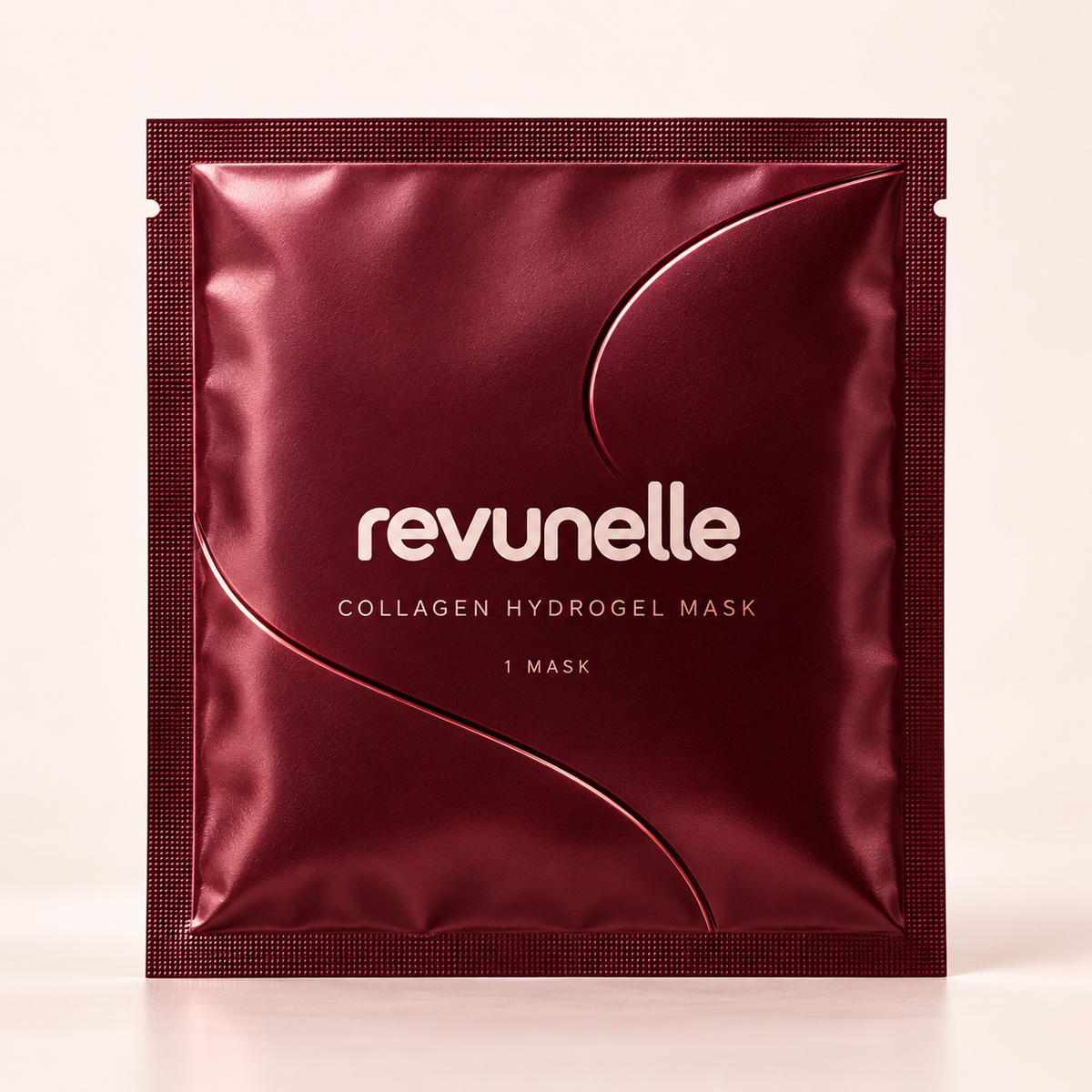 REVUNELLE Collagen Hydrogel Mask 1 mask — individual product packaging concept