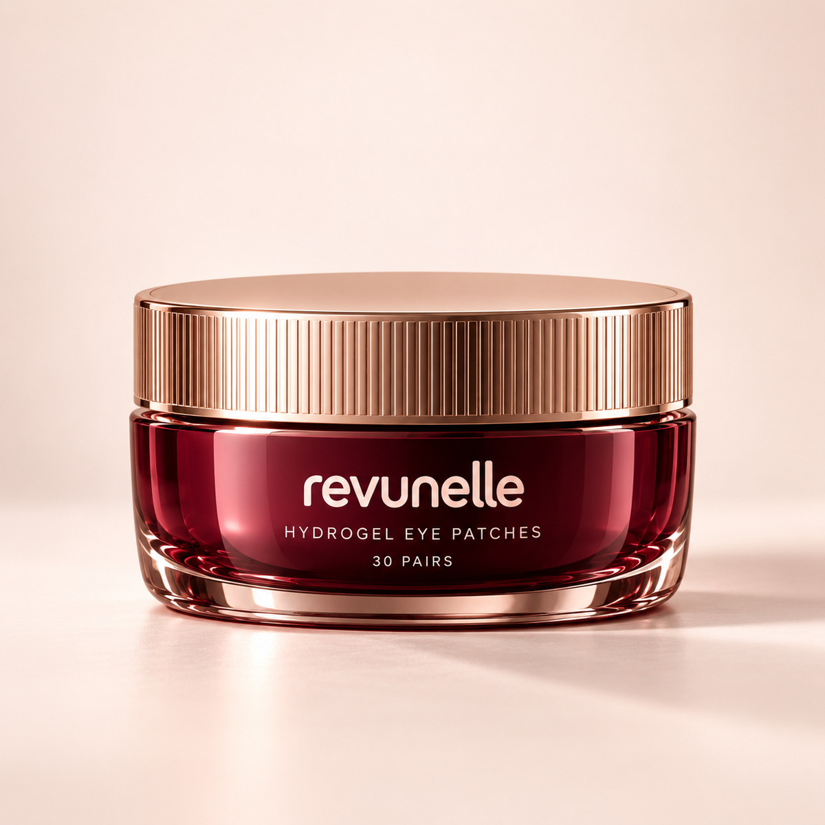 REVUNELLE Hydrogel Eye Patches 30 pairs — individual packaging concept
