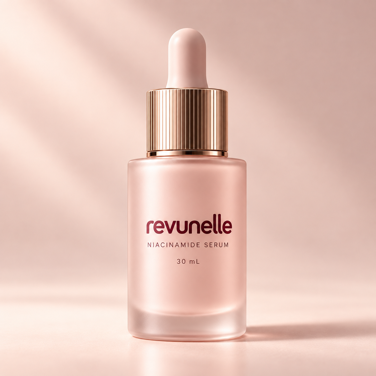 REVUNELLE Niacinamide Serum 30 mL — individual product packaging concept