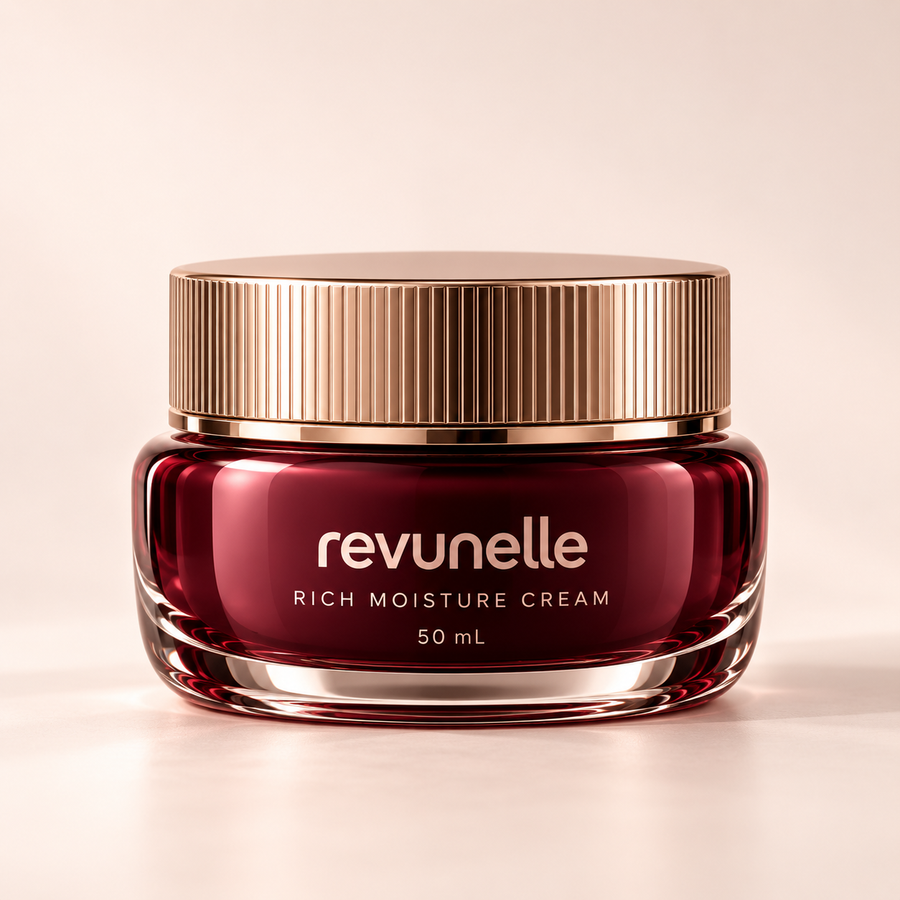 REVUNELLE Rich Moisture Cream 50 mL — individual product packaging concept