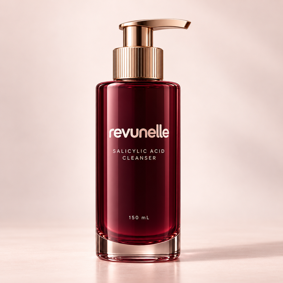 REVUNELLE Salicylic Acid Cleanser 150 mL — individual product packaging concept
