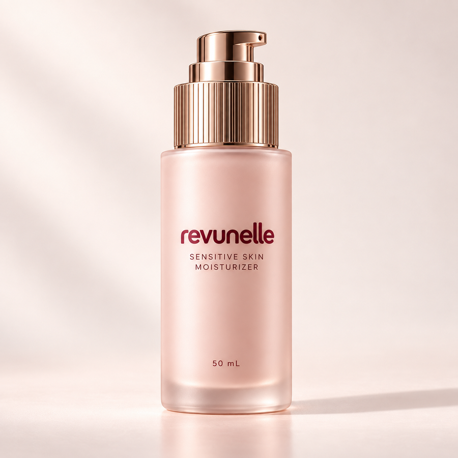 REVUNELLE Sensitive Skin Moisturizer 50 mL — individual product packaging concept